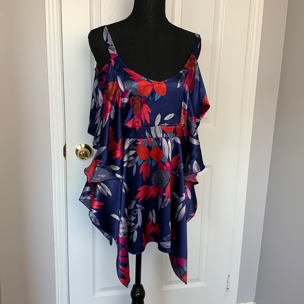 Venus Floral Peplum Blouse